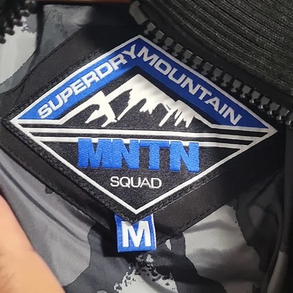 Amazing Superdry Coat! Wore it once. So warm and cozy. Sz M in Blk. - Picture 2 of 4